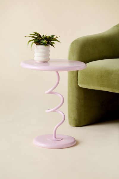 Helix Spiral Metal Side Table