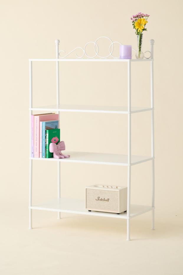 Celeste 4-Tier Iron Storage Shelf