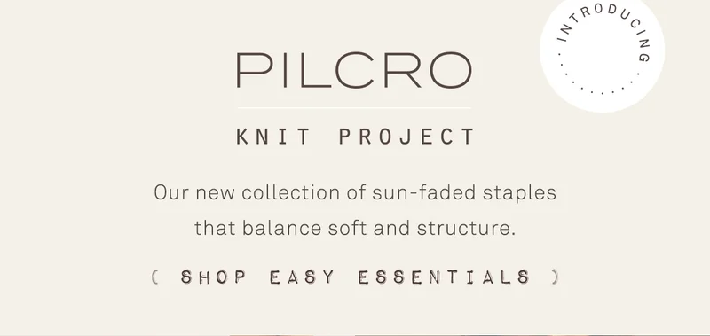 introducing pilcro knit project, our new collection of sun-faded staples that balance soft and structure. shop easy essentials
