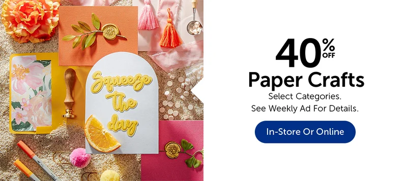 40% Off Paper Crafts
