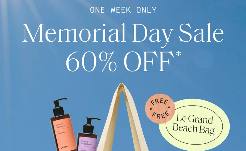 Memorial Day Sale | 60% off*