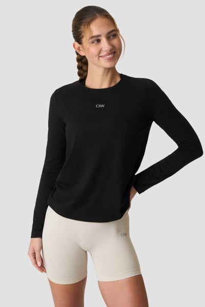 Image of Define Loose Long Sleeve  Black