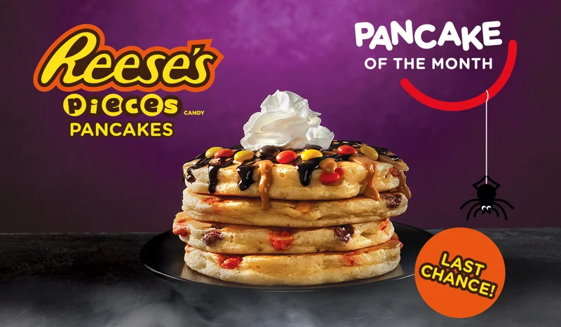 OCTOBER PANCAKE OF THE MONTH: REESE’S PIECES® PANCAKES