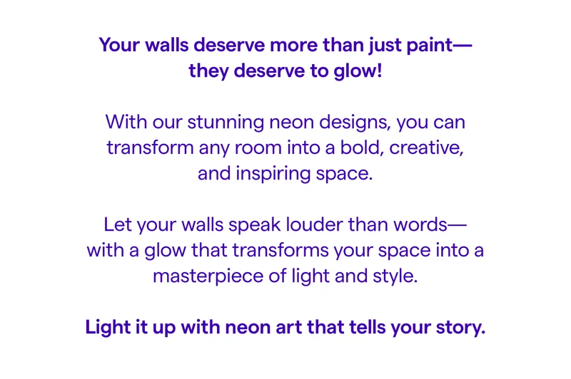 Your walls deserve more than just paint—they deserve to glow!