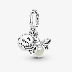 Glow-in-the-dark Firefly Dangle Charm