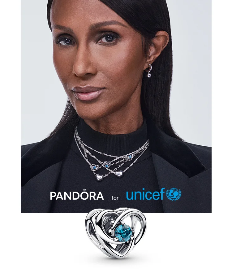 Entwined Heart Charm for UNICEF