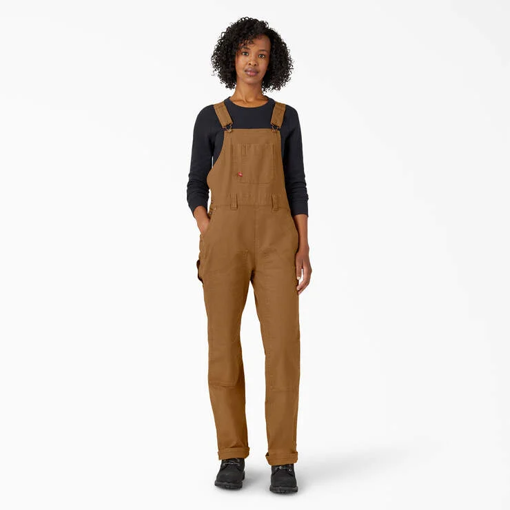 Women’s Straight Fit Duck Double Front Bib Overalls