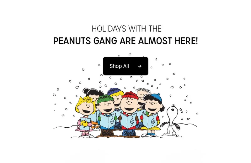 HOLIDAY WITH THE PEANUTS GANG ARE ALMOST HERE! | Shop All