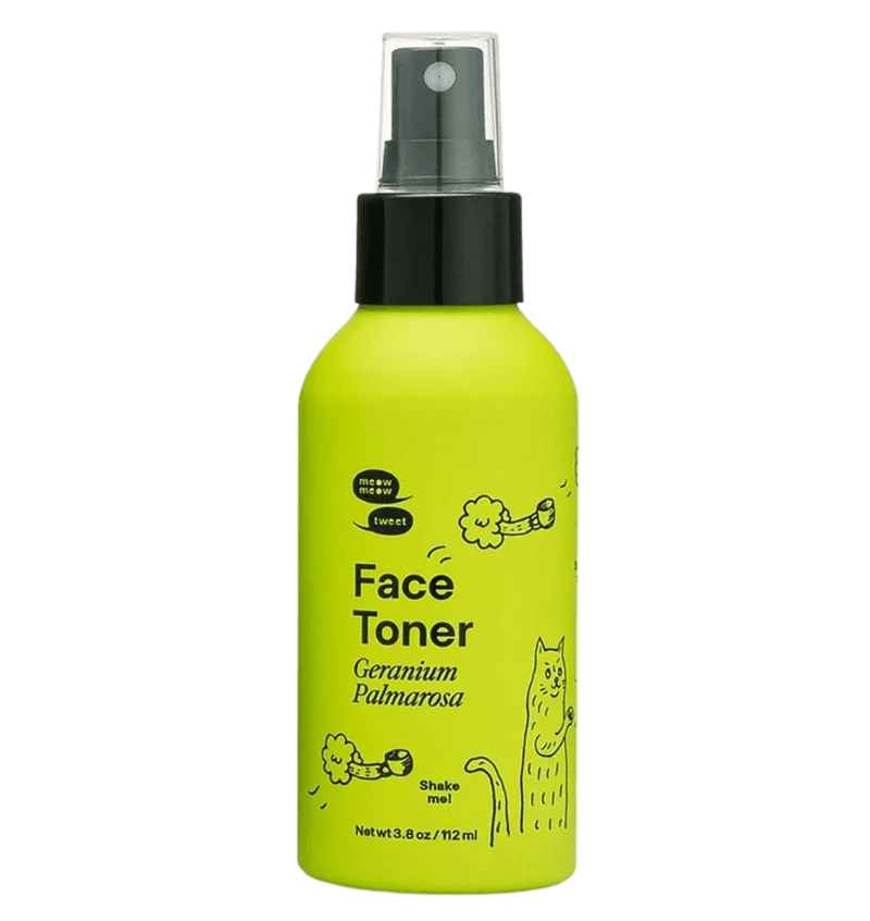 A green spray bottle.