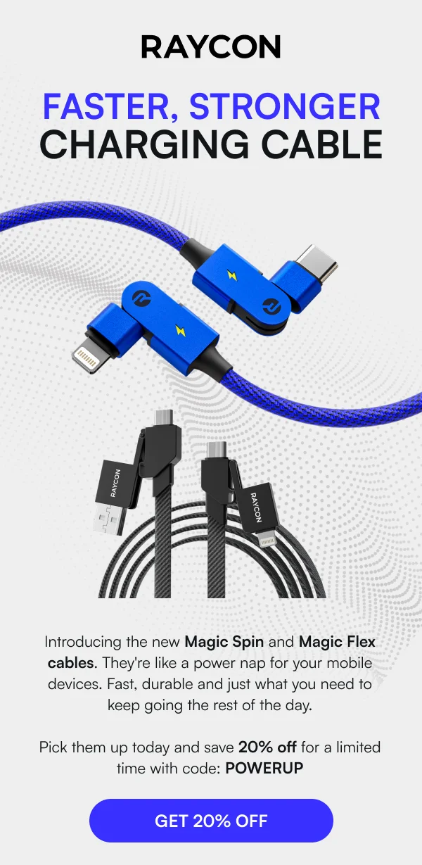 New Magic Spin and Magic Flex Cables