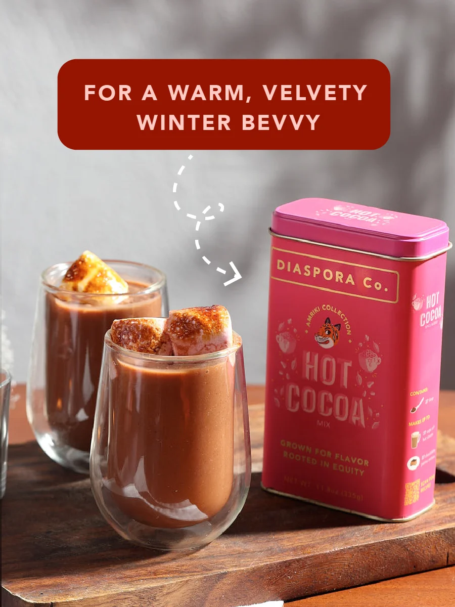 For a warm, velvety winter bevvy