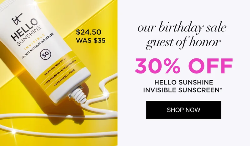 our birthday sale