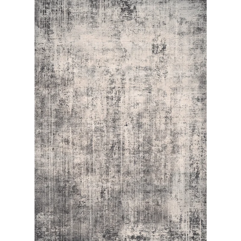 Image of Willow Dark Grey White Rug