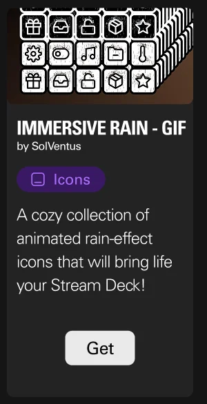 Immersive Rain - GIF by SolVentus