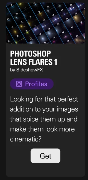 Photoshop Lens Flares 1 by SideshowFX