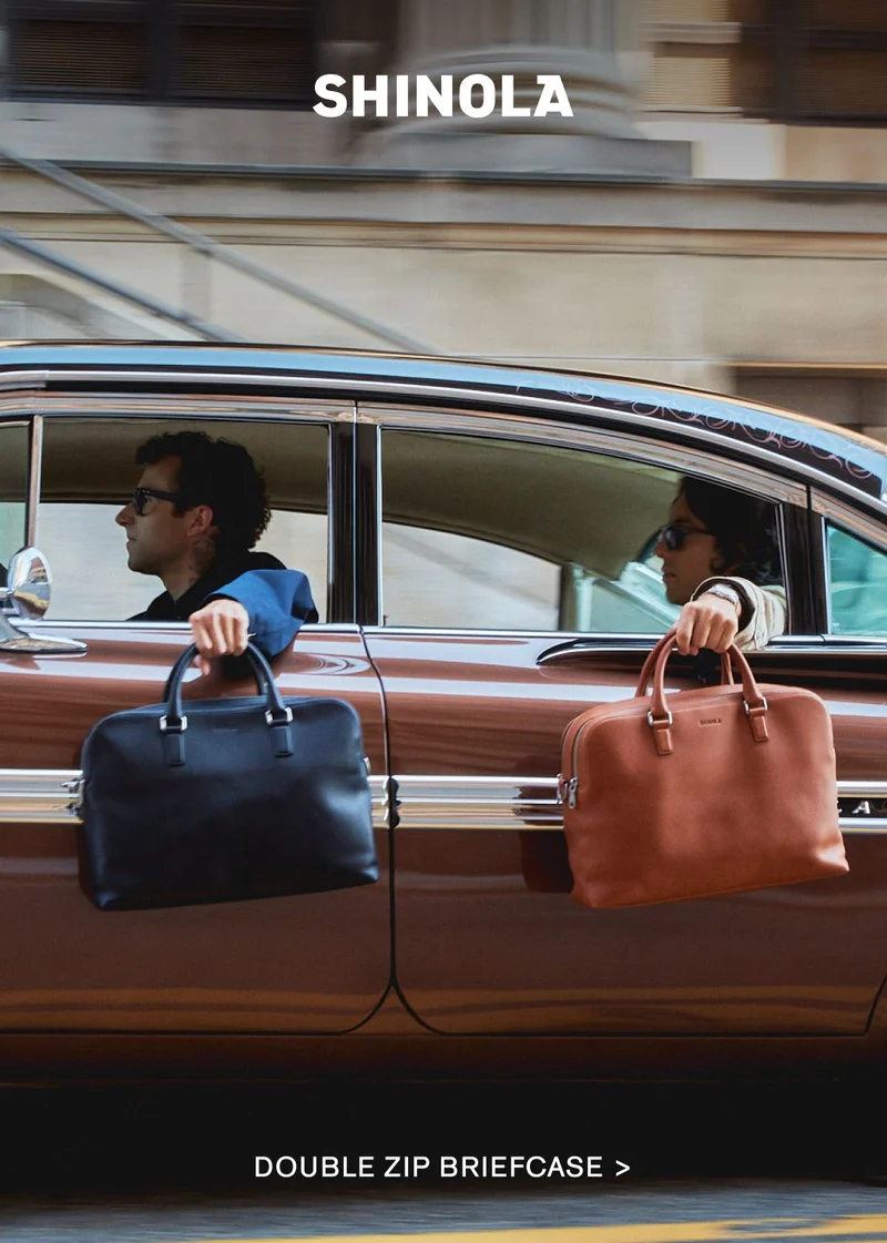 DOUBLE ZIP BRIEFCASE >