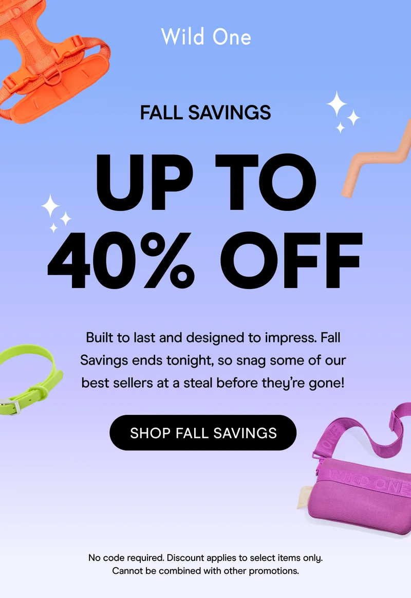 Built to last and designed to impress. Fall Savings ends tonight, so snag some of our best sellers at a steal before they’re gone!