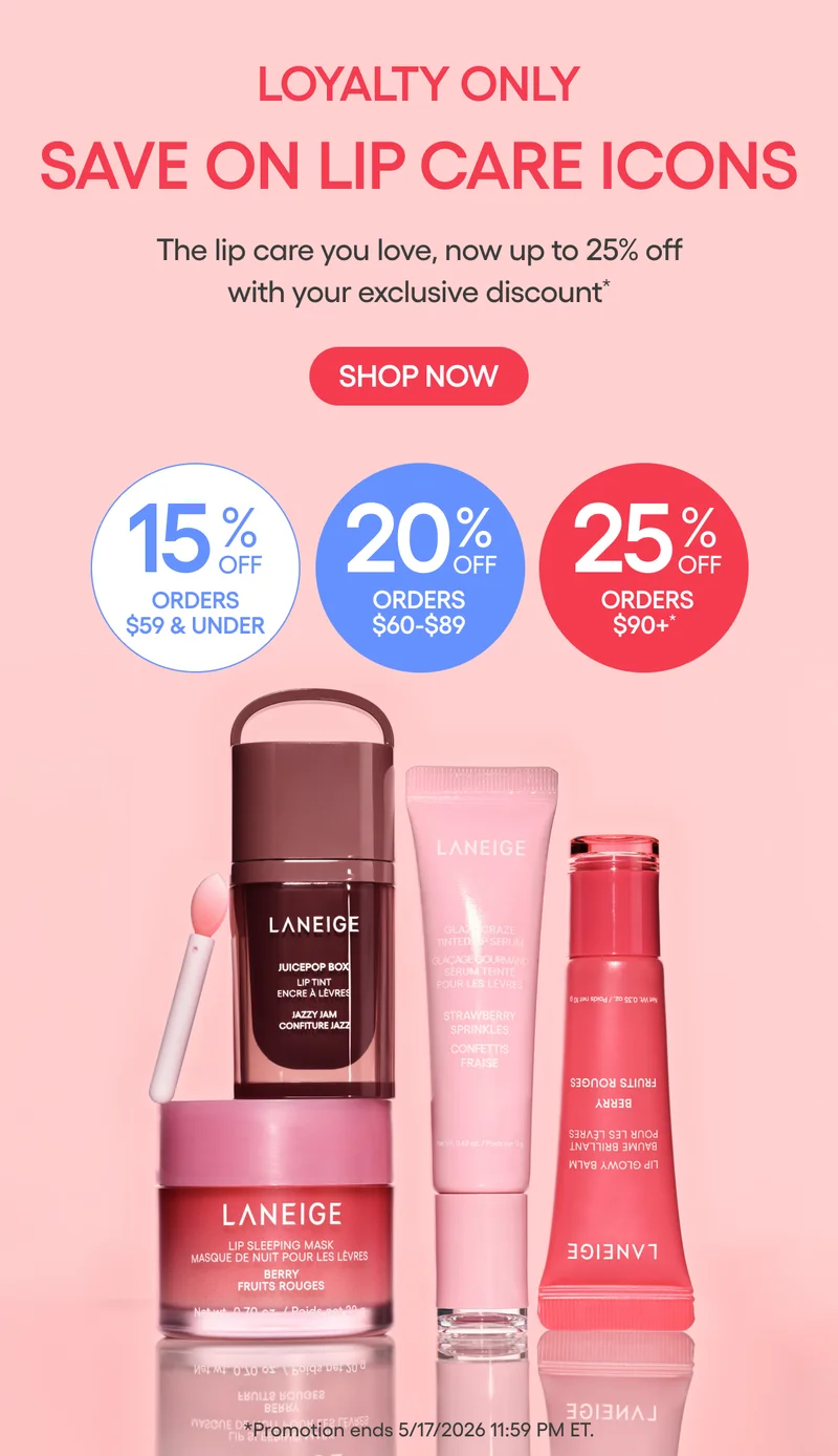 SAVE ON LIP CARE DURING OUR LOYALTY SALE