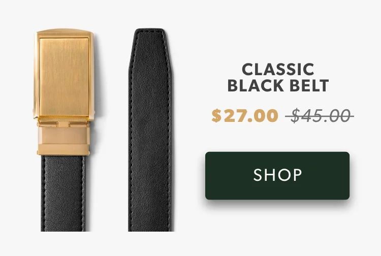 Gold & Classic Black Belt
