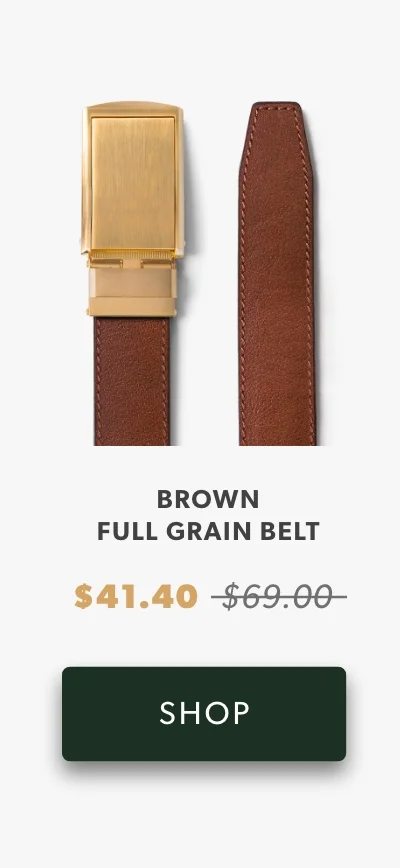 Brown Leather Belt