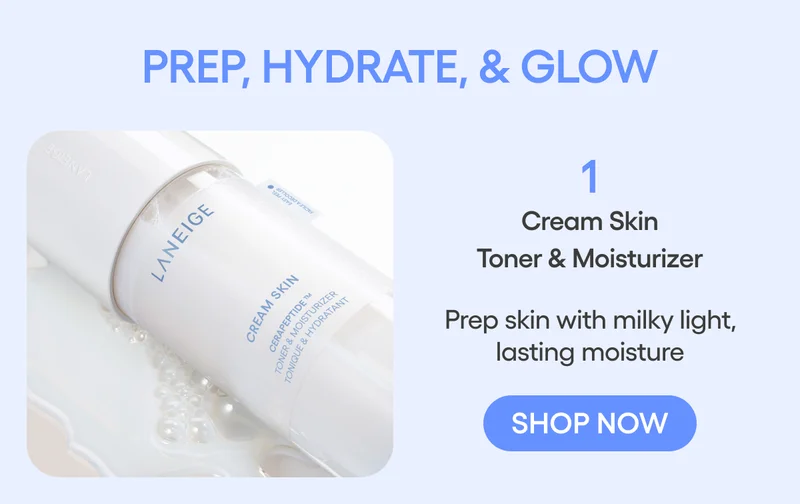 CREAM SKIN TONER & MOISTURIZER