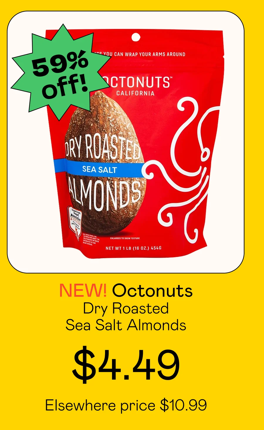 Dry Roasted Sea Salt Almonds
