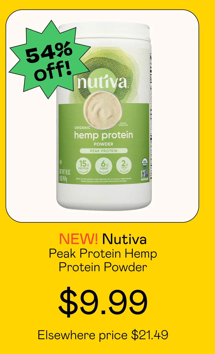 Peak Protein Hemp Protein Powder