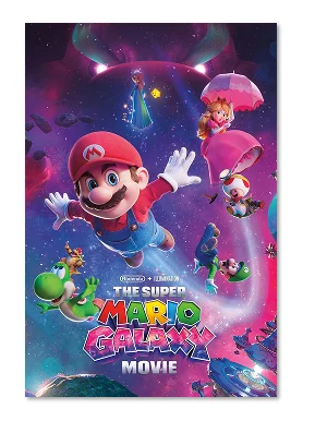 Nintendo The Super Mario Galaxy Movie Poster