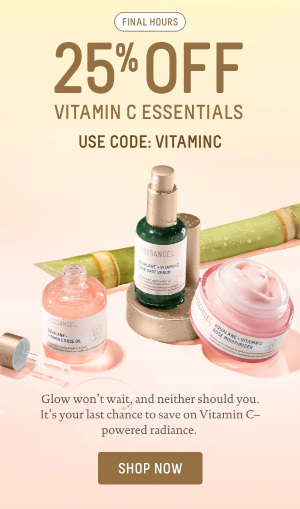 25% Off Vitamin C Essentials