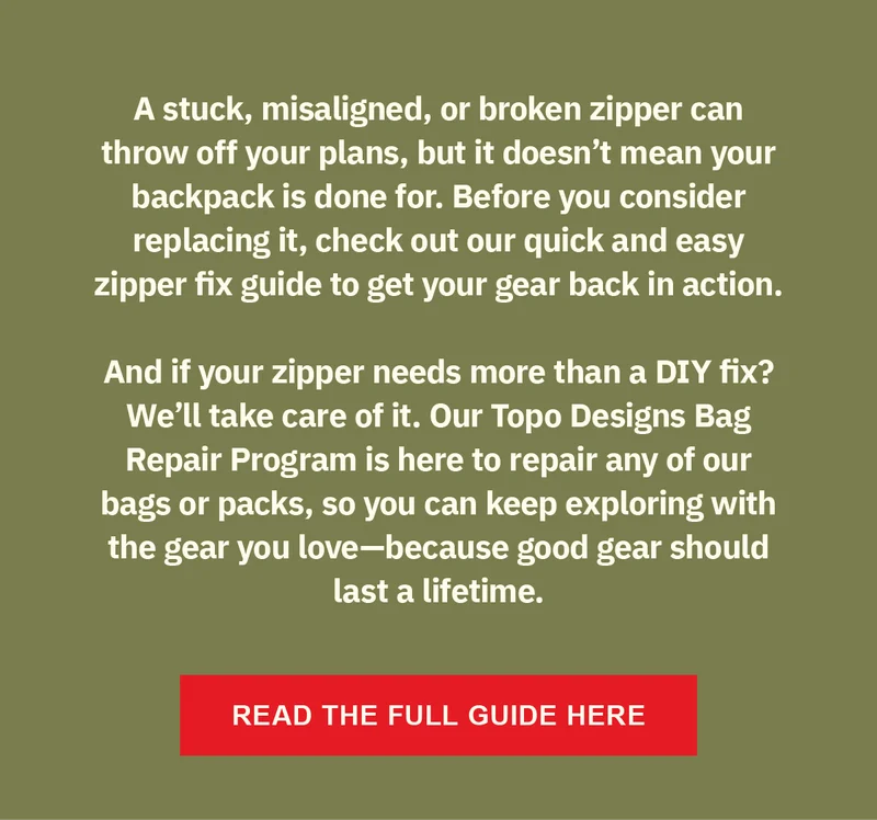 How to fix a broken zipperv