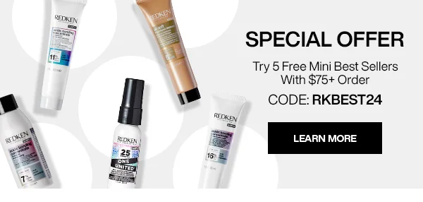 try 5 free mini best sellers with $75+ order