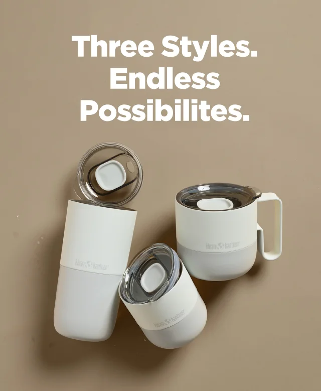 Slide Into Your Routine. New Rise Drinkware Colors.