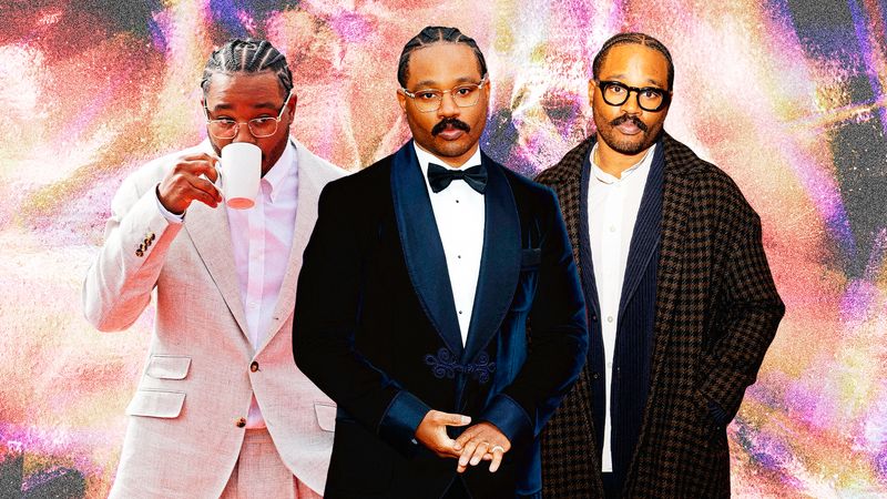 Image may contain: Ryan Coogler, Ryan Coogler, Ryan Coogler, Blazer, Clothing, Coat, Jacket, Accessories, and Formal Wear
