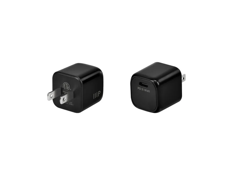 35W USB-C Mini Cubic GaN Charger In Black