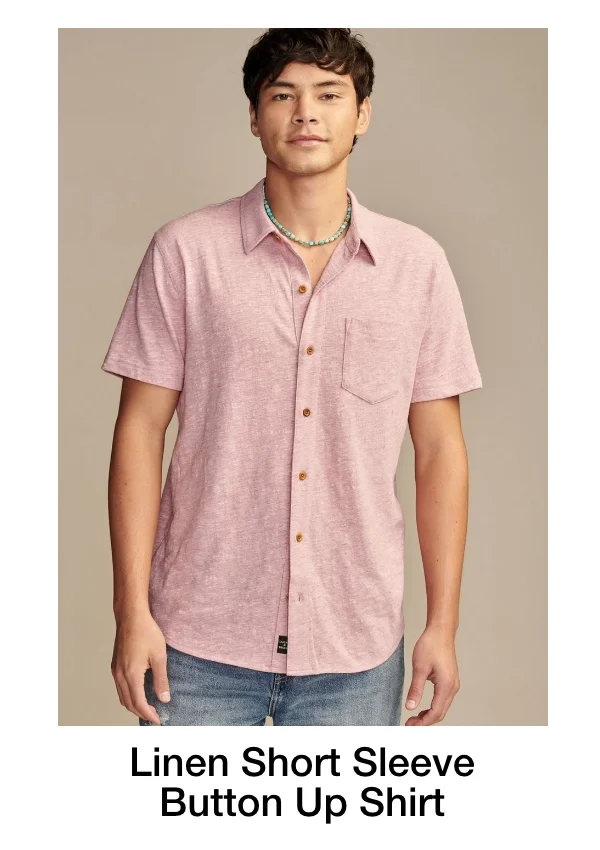 Linen Short Sleeve | Button Up Shirt