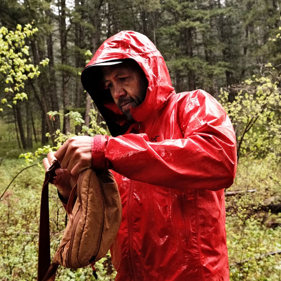 Malcolm, hiking in Montana