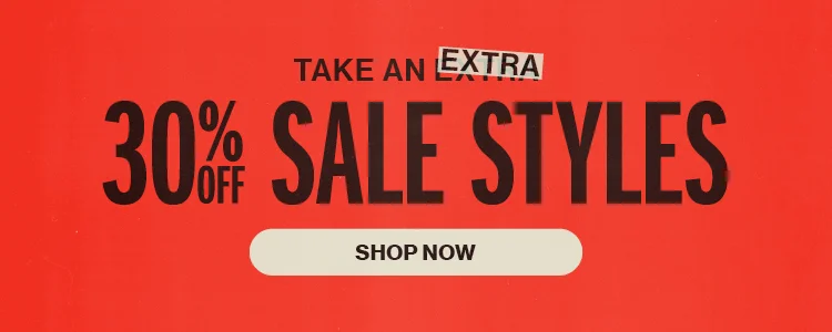 Take an Extra 30% Off Sale Styles