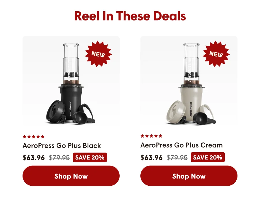Go Plus Travel Coffee System & Stainless Steel Filter Bundle
