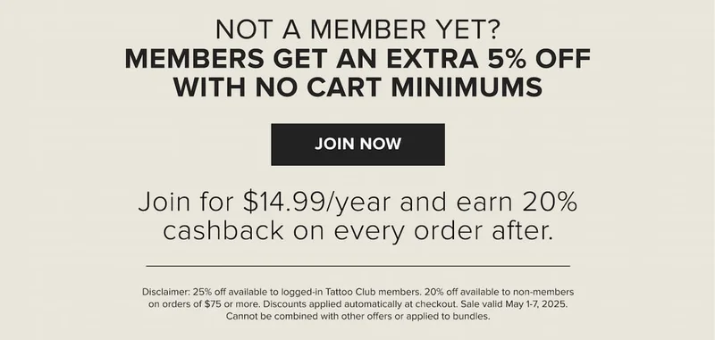 not a member yet? Members get an extra 5% off with no cart minimums.