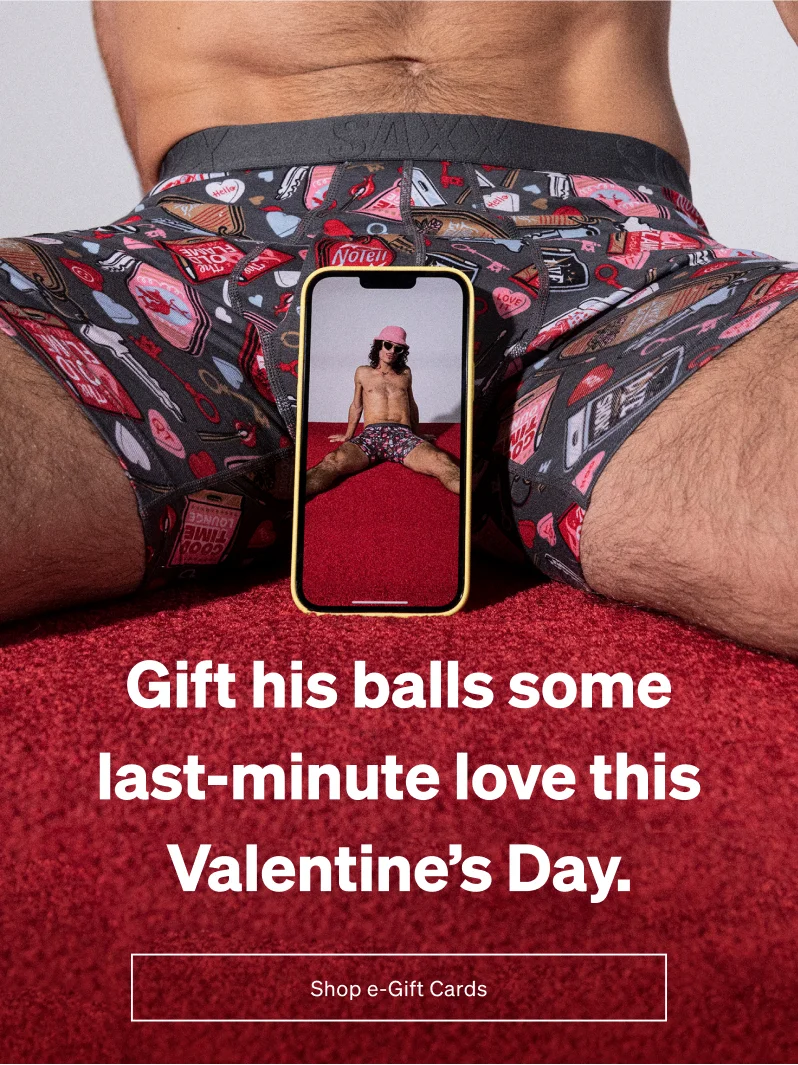 Gift his balls some last-minute love this Valentine’s Day.
