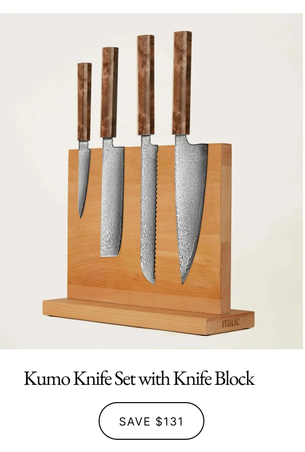 Kumo Knife Set with Knife Block