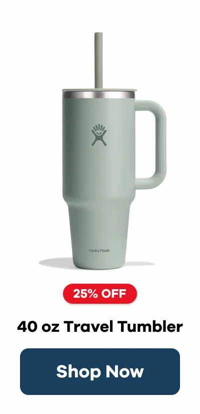 25% OFF 40 oz Travel Tumbler | Shop Now