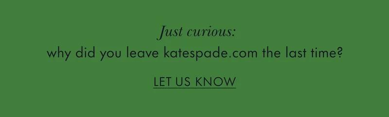 Let us know