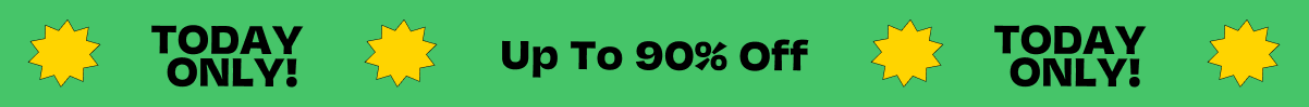 Up to 90% Off. Today Only!