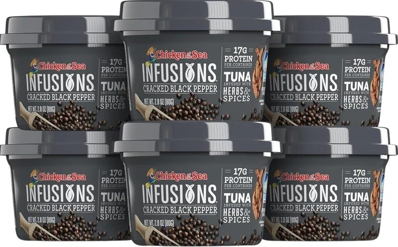 Image of Chicken of the Sea Infusions - Tuna Infused with Cracked Black Pepper (6 Pack)