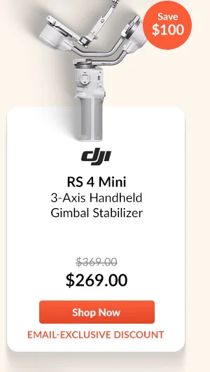 DJI RS 4 Mini 3-Axis Handheld Gimbal Stabilizer