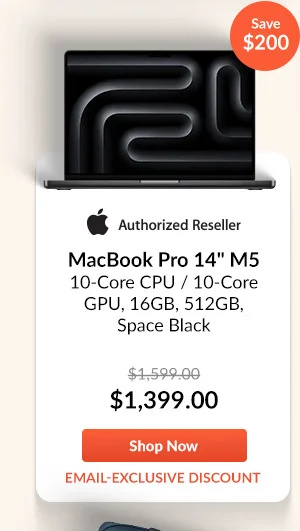 Apple MacBook Pro 14inches M5 (10-Core CPU / 10-Core GPU, 16GB, 512GB, Space Black)