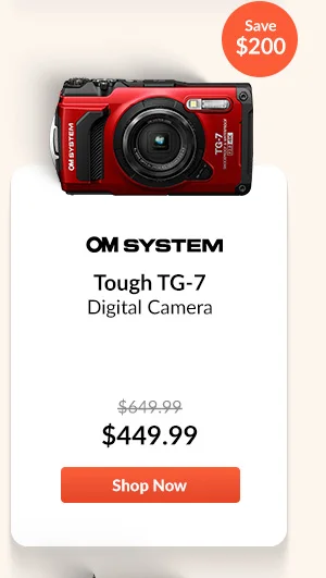 OM System Tough TG-7 Digital Camera Red