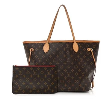Pre-Owned Louis Vuitton Monogr am Neo Neverful l MM Brown
