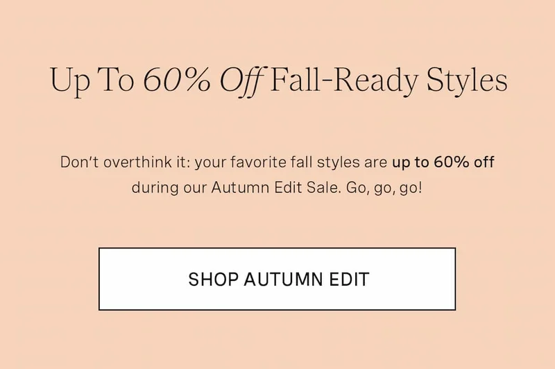 Autumn Edit Sale